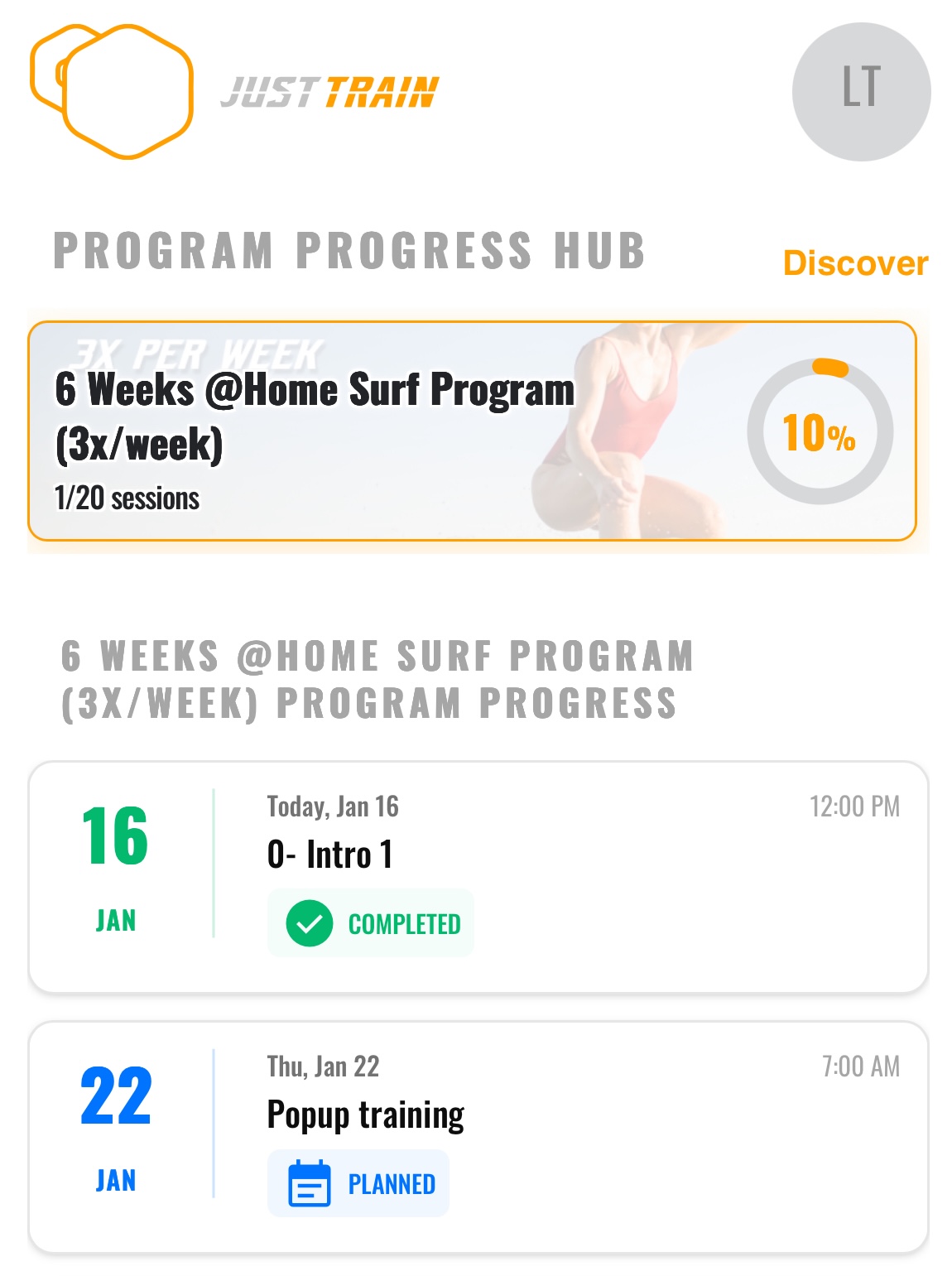 Coach assigning packages / Client view of subscriptions